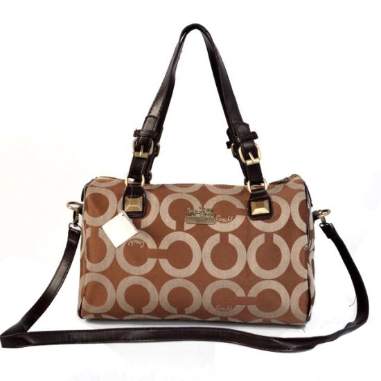 Coach In Monogram Medium Brown Luggage Bags CBQ - Click Image to Close